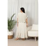 VESTIDO DELICATA BEGE