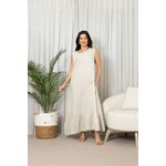 VESTIDO DELICATA BEGE