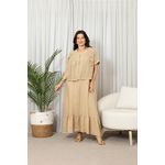 VESTIDO DELICATA CARAMELO