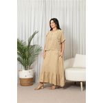 VESTIDO DELICATA CARAMELO