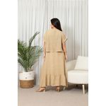 VESTIDO DELICATA CARAMELO