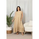 VESTIDO DELICATA CARAMELO