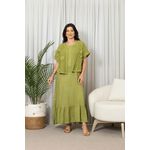 VESTIDO DELICATA PISTACHE