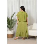 VESTIDO DELICATA PISTACHE