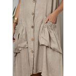 VESTIDO NAYUMI BEGE ESCURO