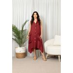 VESTIDO NAYUMI BORDO