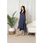 VESTIDO NAYUMI JEANS ESCURO 