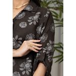 CAMISA POMEZIA CHOCOLATE