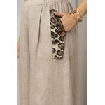 CALÇA BARBARA CJ BEGE ESCURO