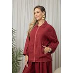 JAQUETA LAIS MARSALA
