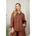 JAQUETA LAIS MARROM