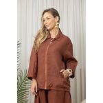JAQUETA LAIS MARROM
