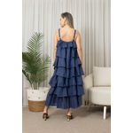 VESTIDO ROMA JEANS ESCURO 