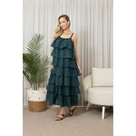 VESTIDO ROMA VERDE PETROLIO