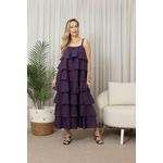 VESTIDO ROMA BERINJELA