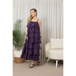 VESTIDO ROMA BERINJELA