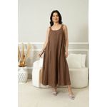 VESTIDO FRANCE MARROM