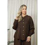 CAMISA DIVINA CJ CHOCOLATE