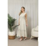 VESTIDO FASCINIO BEGE