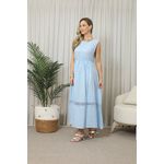 VESTIDO FASCINIO AZUL BEBE