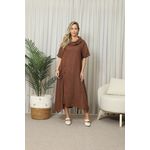 VESTIDO MERCY MARROM