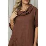 VESTIDO MERCY MARROM