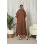 VESTIDO MERCY MARROM