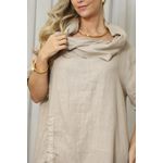 VESTIDO MERCY BEGE ESCURO