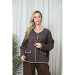 BLAZER JULIA CHOCOLATE