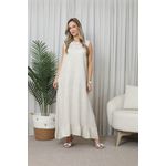VESTIDO JULIANA CJ BEGE