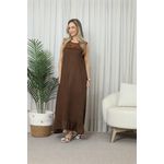 VESTIDO JULIANA CJ MARROM