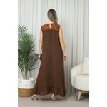 VESTIDO JULIANA CJ MARROM