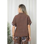 CAMISA SABRINA CJ MARROM