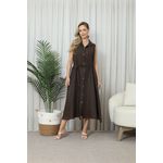 VESTIDO LAZARA CHOCOLATE