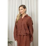 CAMISA ANA CJ MARROM