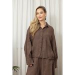 CAMISA ANA CJ CHOCOLATE