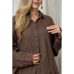 CAMISA ANA CJ CHOCOLATE