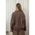 CAMISA ANA CJ CHOCOLATE
