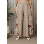 CALÇA NOEMI CJ BEGE ESCURO