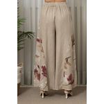 CALÇA NOEMI CJ BEGE ESCURO