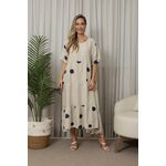 VESTIDO FABI BEGE