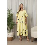 VESTIDO FABI MANTEIGA