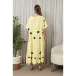 VESTIDO FABI MANTEIGA