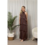 VESTIDO SOFIA MARROM