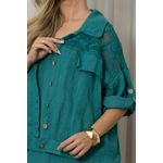 JAQUETA NATALY CJ VERDE PETROLIO