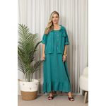 VESTIDO NATALY CJ VERDE PETROLIO