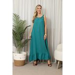 VESTIDO NATALY CJ VERDE PETROLIO