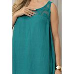 VESTIDO NATALY CJ VERDE PETROLIO