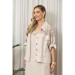 JAQUETA NATALY CJ BEGE