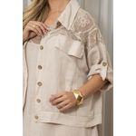 JAQUETA NATALY CJ BEGE